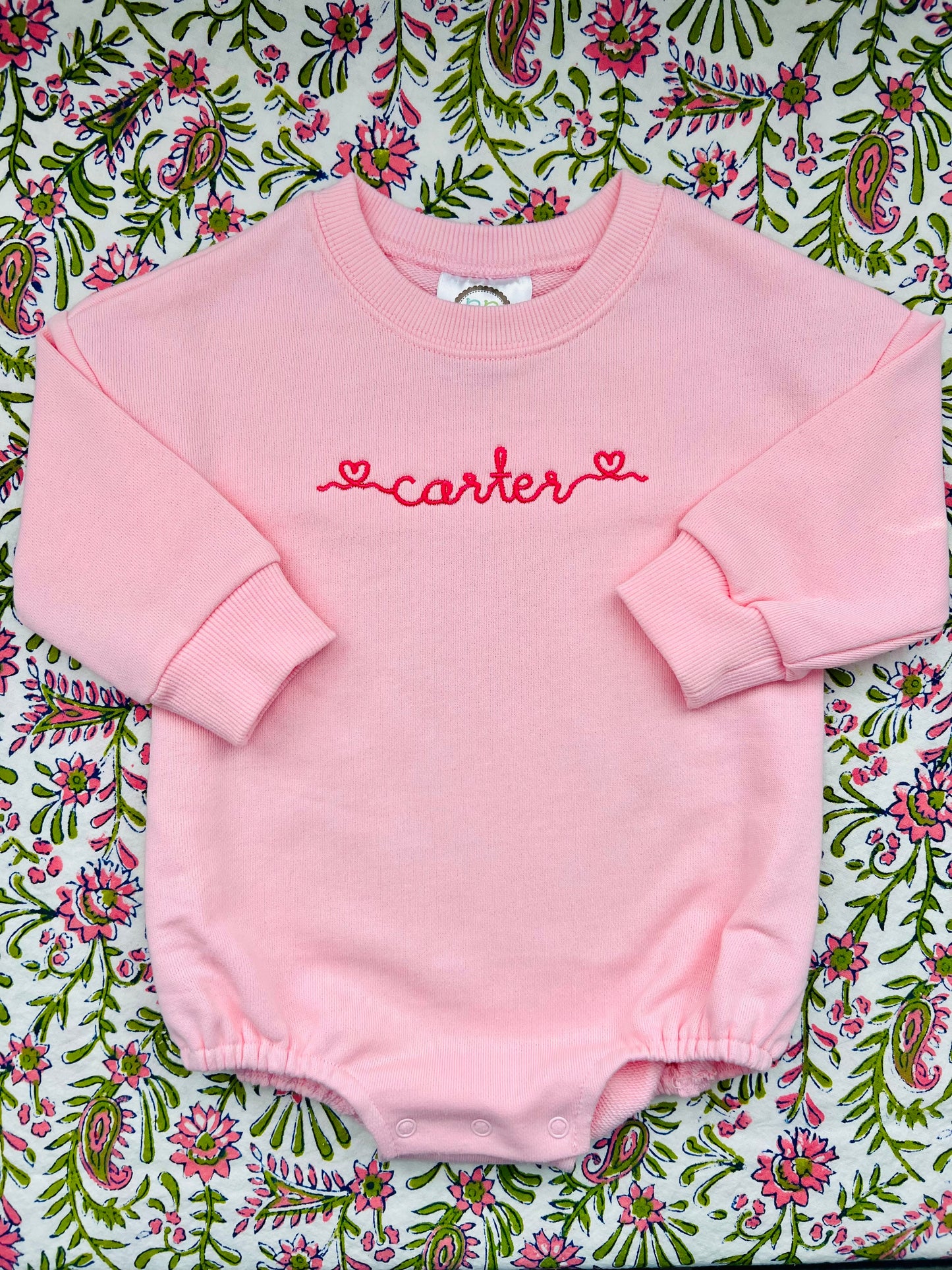 Sweatshirt Bubble Romper