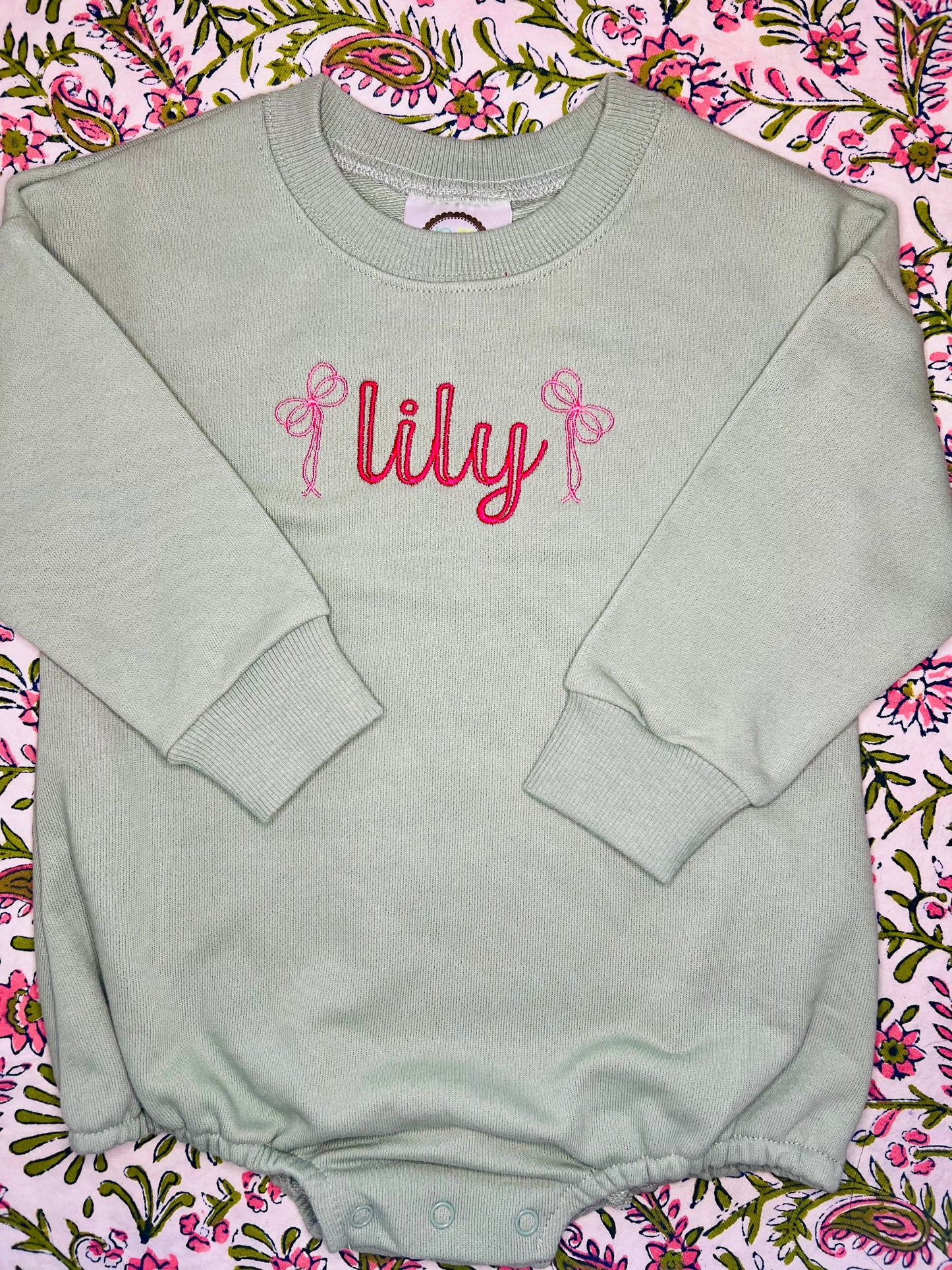 Sweatshirt Bubble Romper