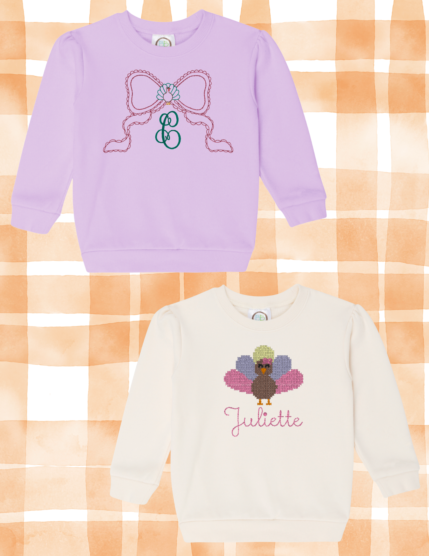Thanksgiving Puff Sleeve Sweatshirt