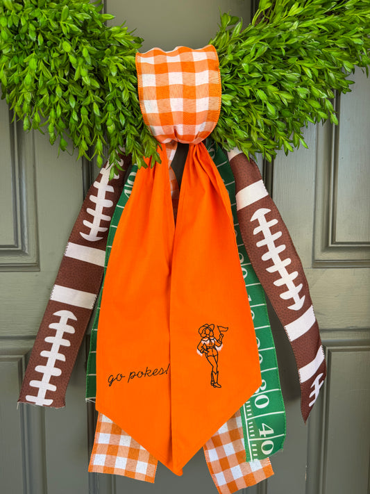 OSU Football Wreath Sash