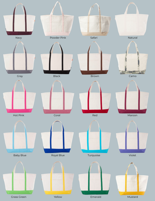 Large Canvas Tote Bag