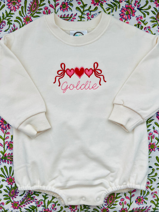 Sweatshirt Bubble Romper