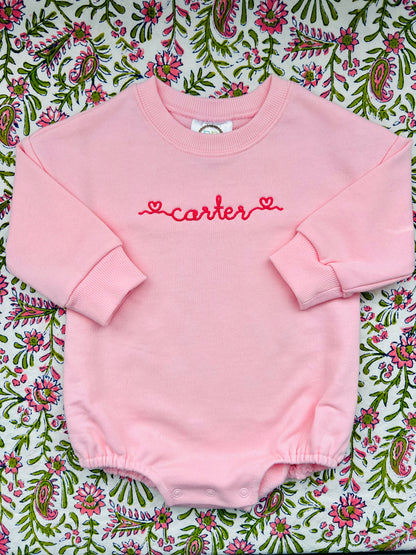 Sweatshirt Bubble Romper