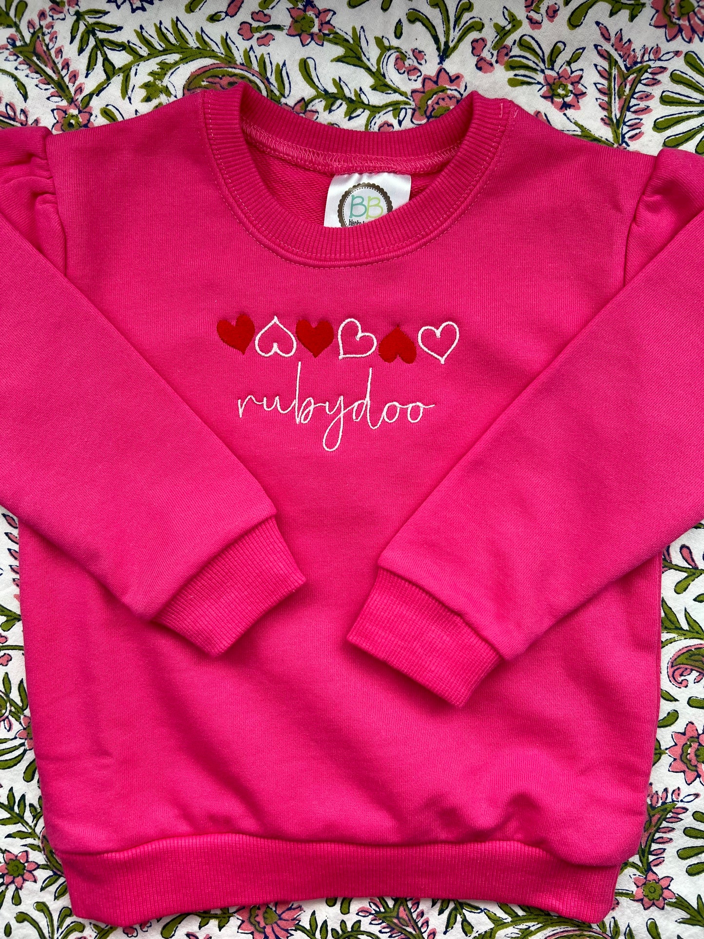 Puff Sleeve Sweatshirt