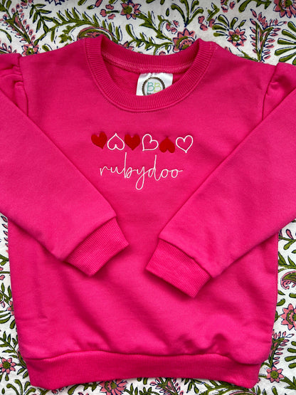Puff Sleeve Sweatshirt