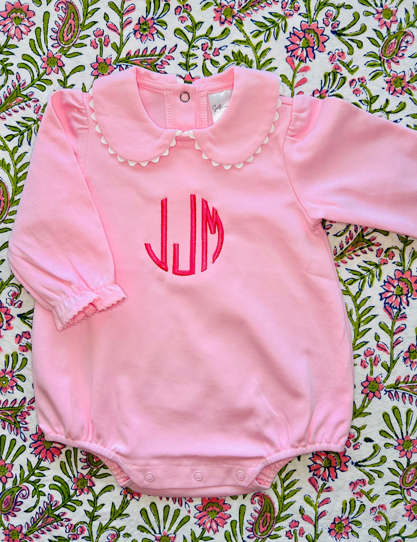 Scalloped Long Sleeve Bubble