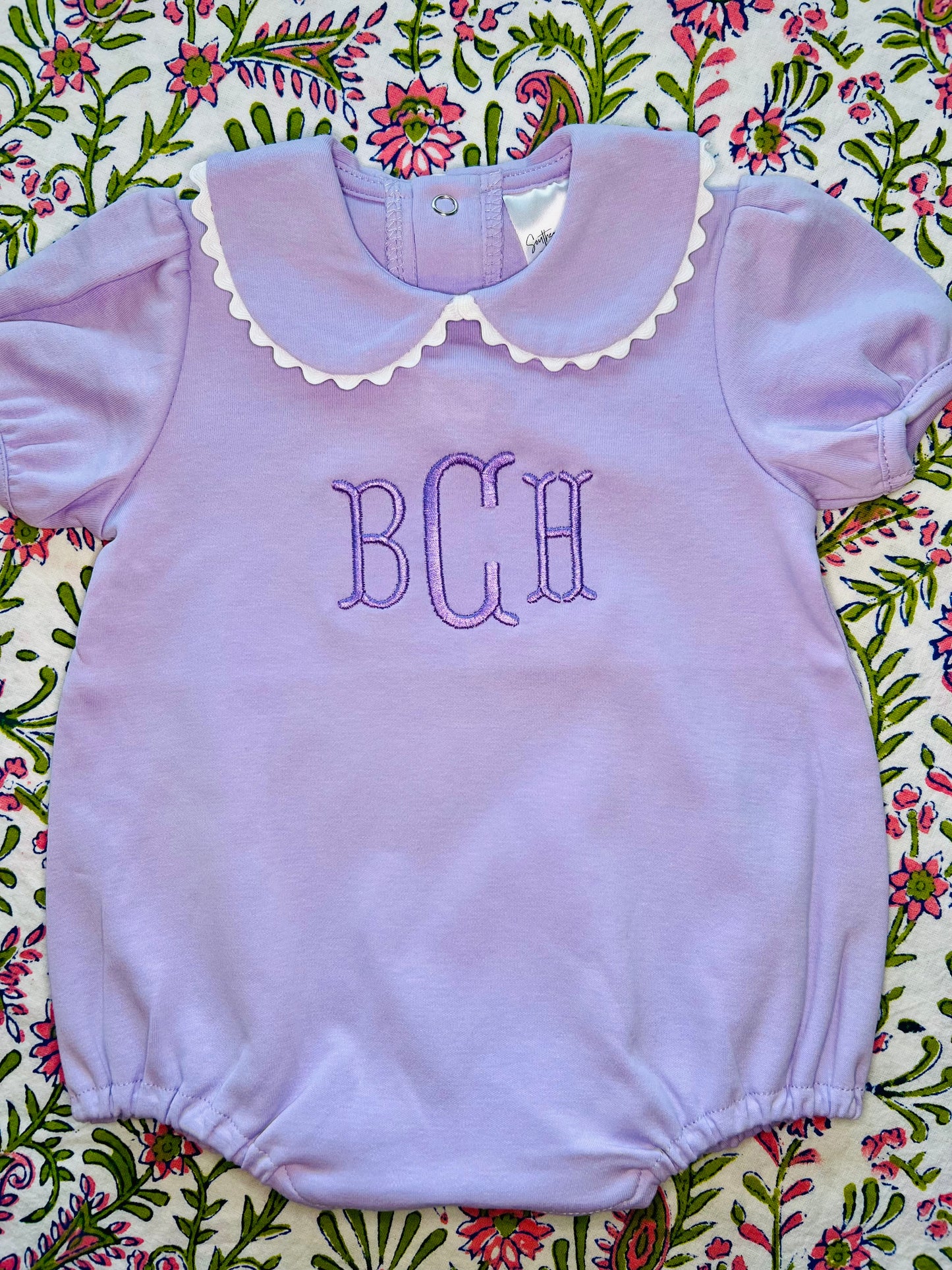 Scalloped Short Sleeve Bubble