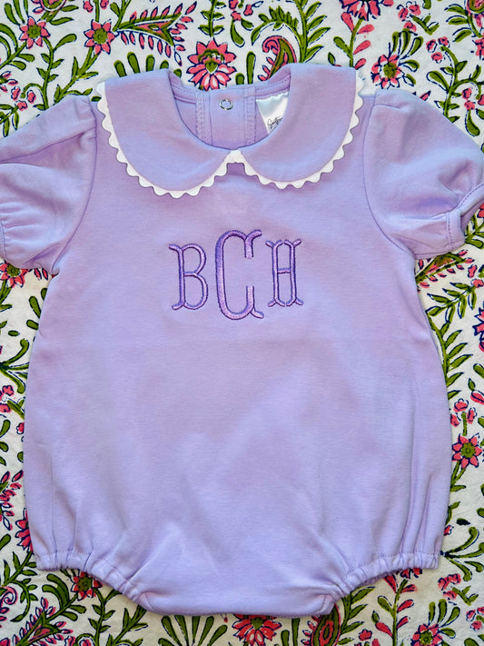 Scalloped Short Sleeve Bubble